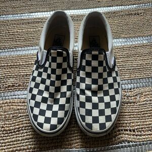 Black and White Checkered Vans